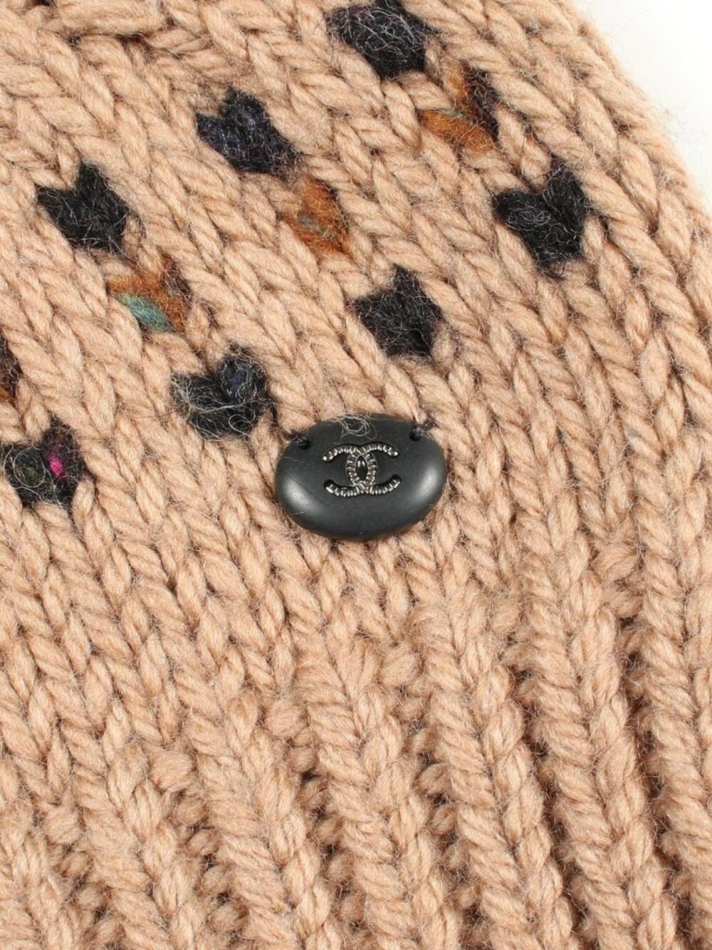 Chanel Knit Cable Beige Wool Sweater - Picture 9 of 9